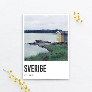 Postal de Suecia - Sverige