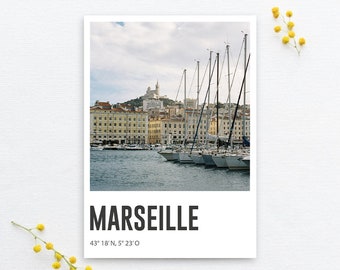 Marseille Postkarte