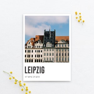 Leipzig postcard