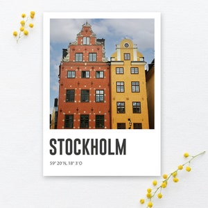 Stockholm Postkarte