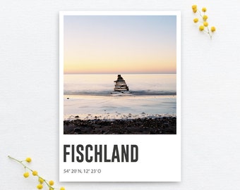 Fischland Postkarte