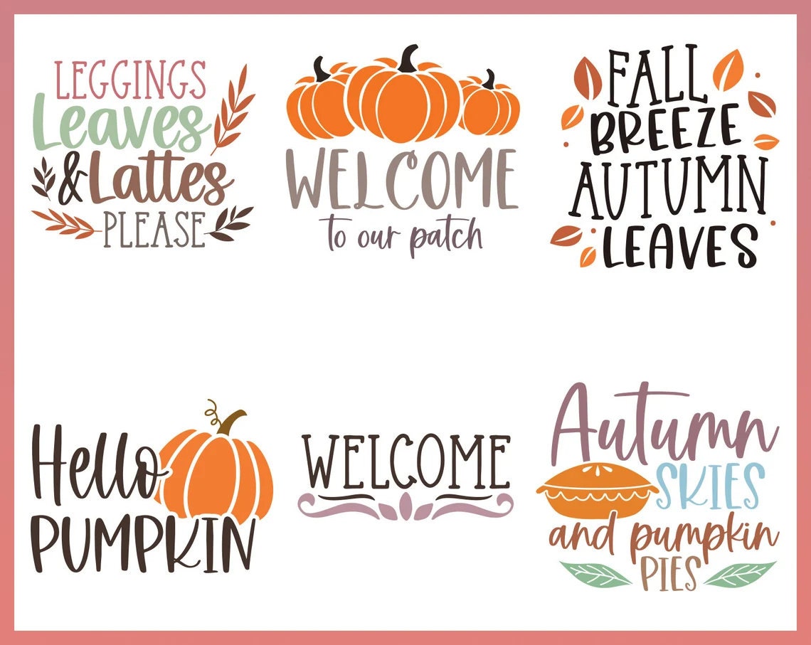 Fall SVG, Fall SVG Bundle, Autumn Svg, Thanksgiving Svg, Fall Svg ...