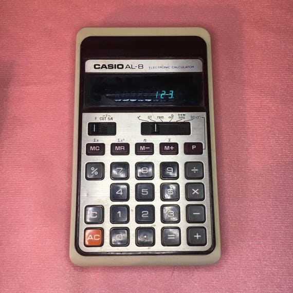 casio vintage calculator