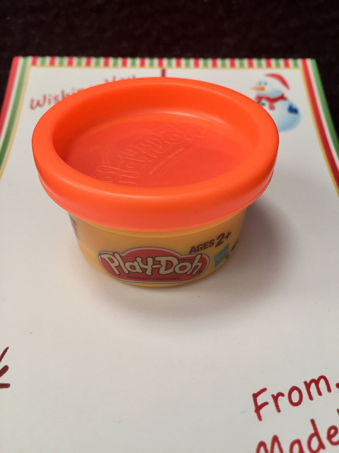 Have a Crafty Christmas Play-doh Ornament Card Favors School - Etsy