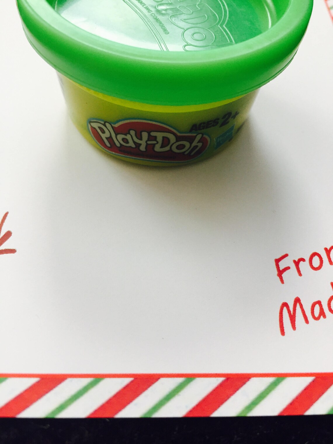 Have a Crafty Christmas PlayDoh Ornament Card Favors School Etsy