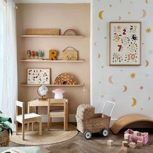 Counting Print, Children's Number Chart, Nursery Decor, Perfect ...