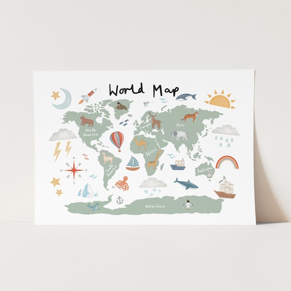 BILD Image, carte du monde Carte du monde - IKEA