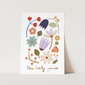 Hoe mooi je bent print, kinderdecoratie, regenboogdecor kinderkamer, perfect verjaardagscadeau voor haar of wanddecoratie