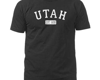 State of Utah UT Est.1896 Vintage Pride Script T-Shirt
