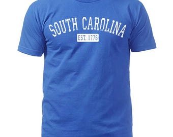 State of South Carolina SC Est.1776 Vintage Pride Script T-Shirt