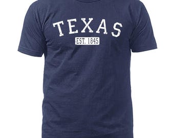 State of Texas TX Est.1845 Vintage Pride Script T-Shirt