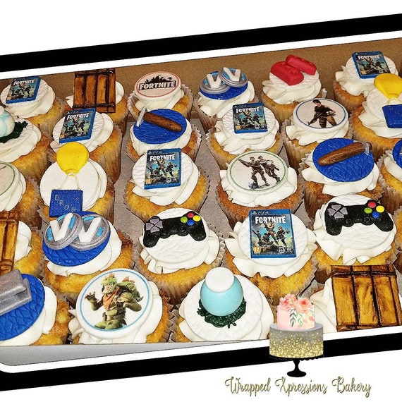 Fortnite Edible Cupcake Topper Edible Cupcake Image Wafer - fortnite edible cupcake topper edible cupcake image wafer edible fortnite cupcake