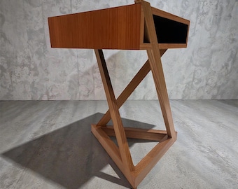 End Table: One of a Kind (Cherry and White Oak)