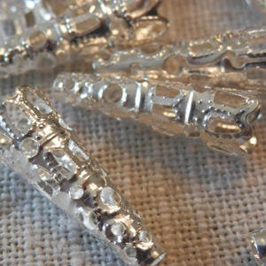 20pcs 23x9mm  Silver Bead Caps Cones Findings Filigree Jewelry making Beading Supplies DIY Supplies