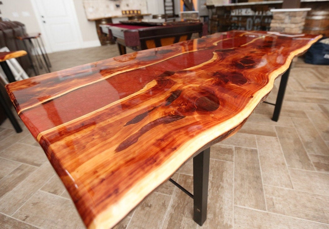 Custom Live Edge Dining Tables Etsy