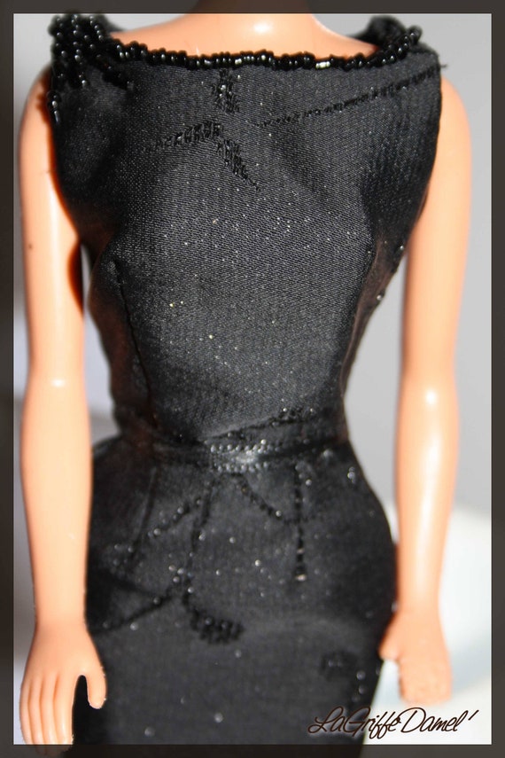 Black Evening Dress for Barbie Made Hand | Etsy