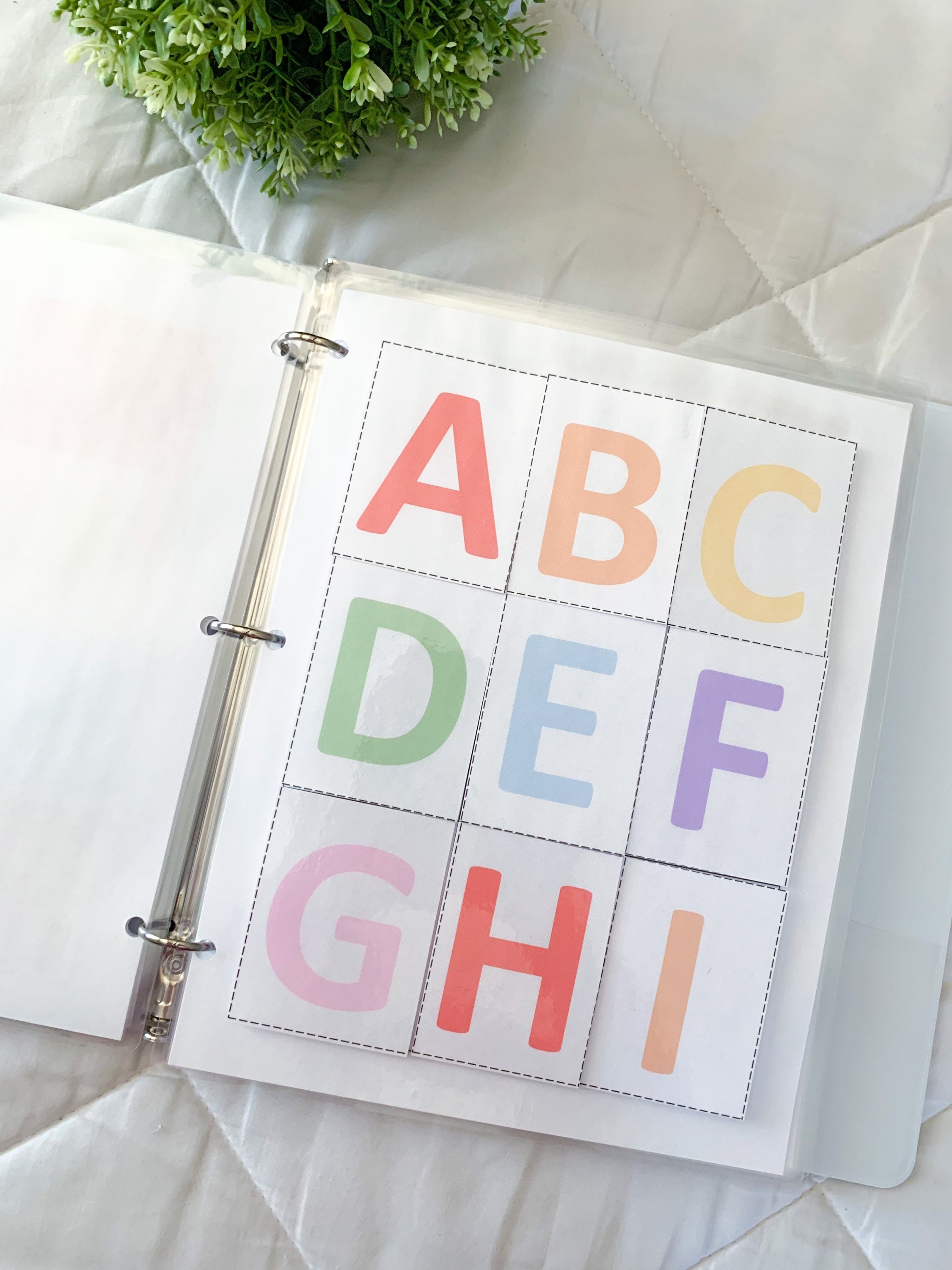 PRESCHOOL & TODDLER Learning Binder PASTEL Version - Etsy