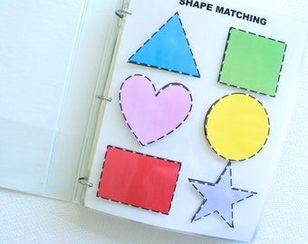 PRESCHOOL & TODDLER Learning Binder |Preschool Busy Book