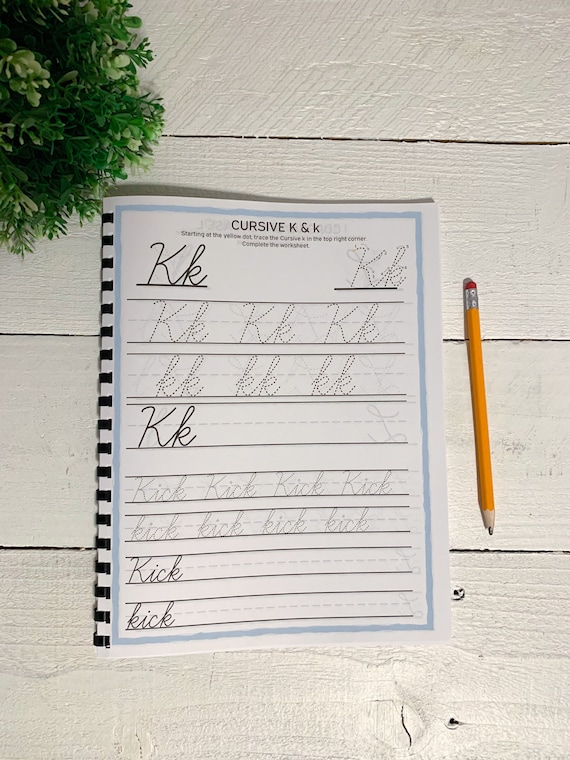 2nd Grade Cursive Writing