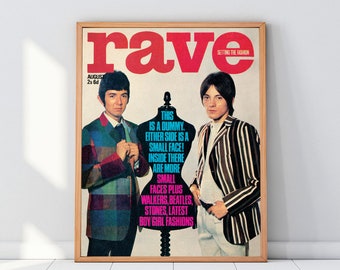 Small Faces, RAVE magazine cover, art print