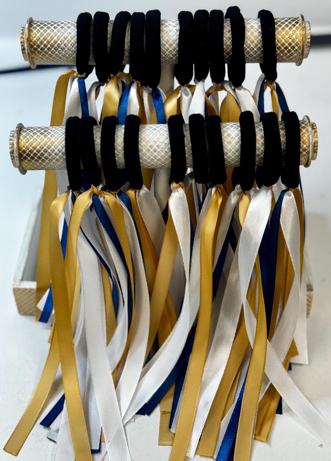 Team Spirit Ribbon Hair Tie, Custom Colors - Etsy