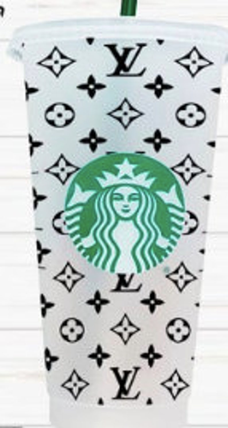 Starbucks LV Wrap Digital Download Cricut silhouette Cutout | Etsy