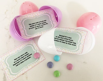 Easter Egg Scavenger Hunt Printables