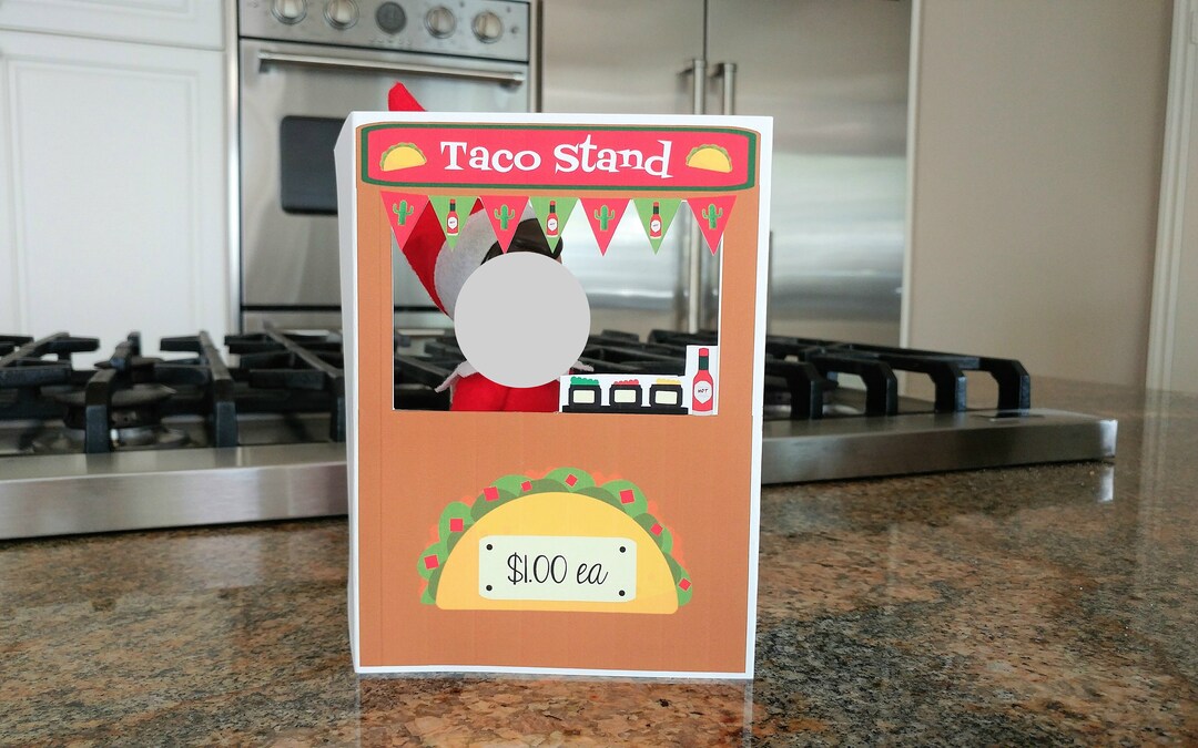 Elf Sized Taco Stand Printable - Etsy
