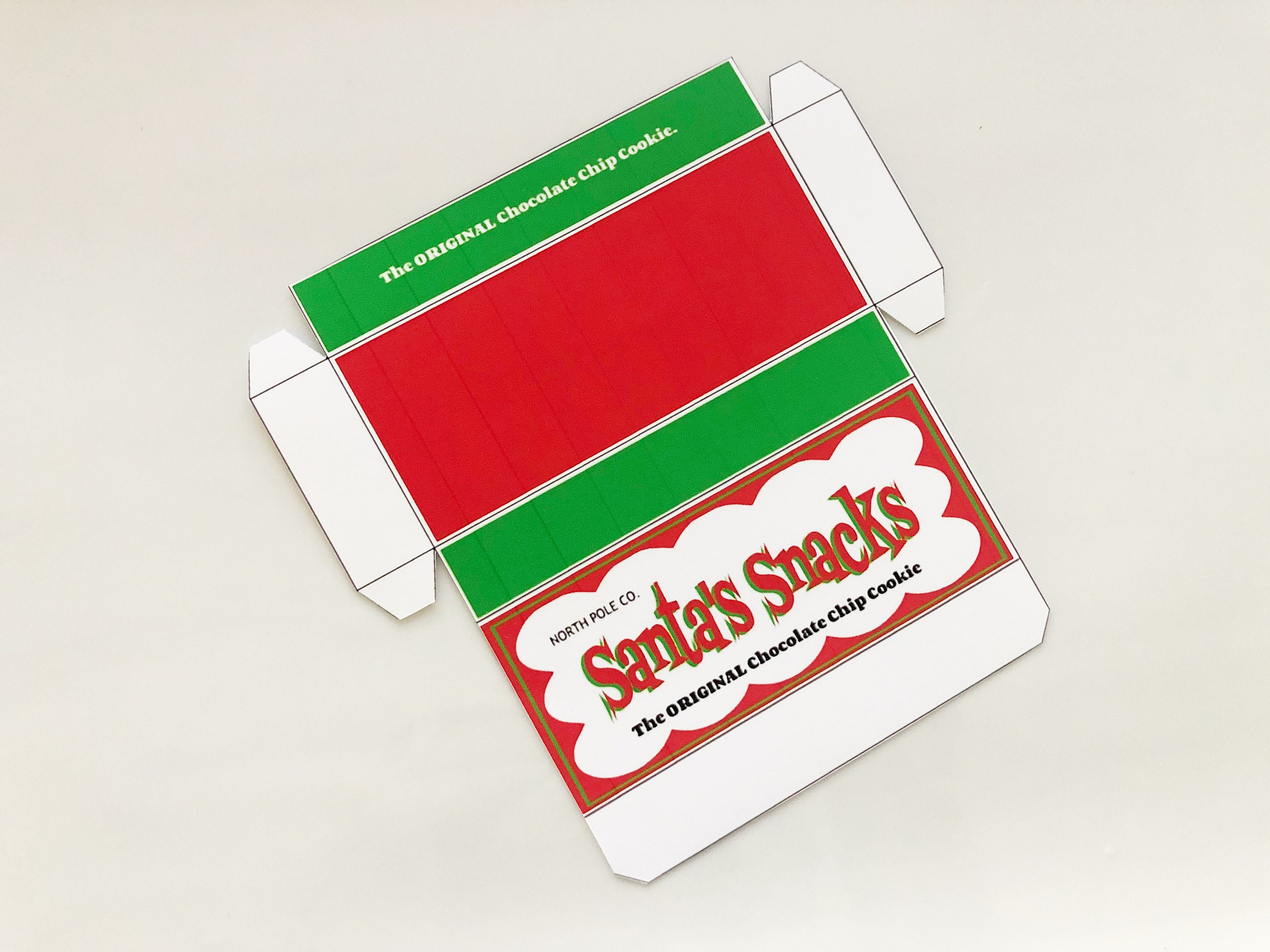 Elf Cookie Box Printable - Etsy