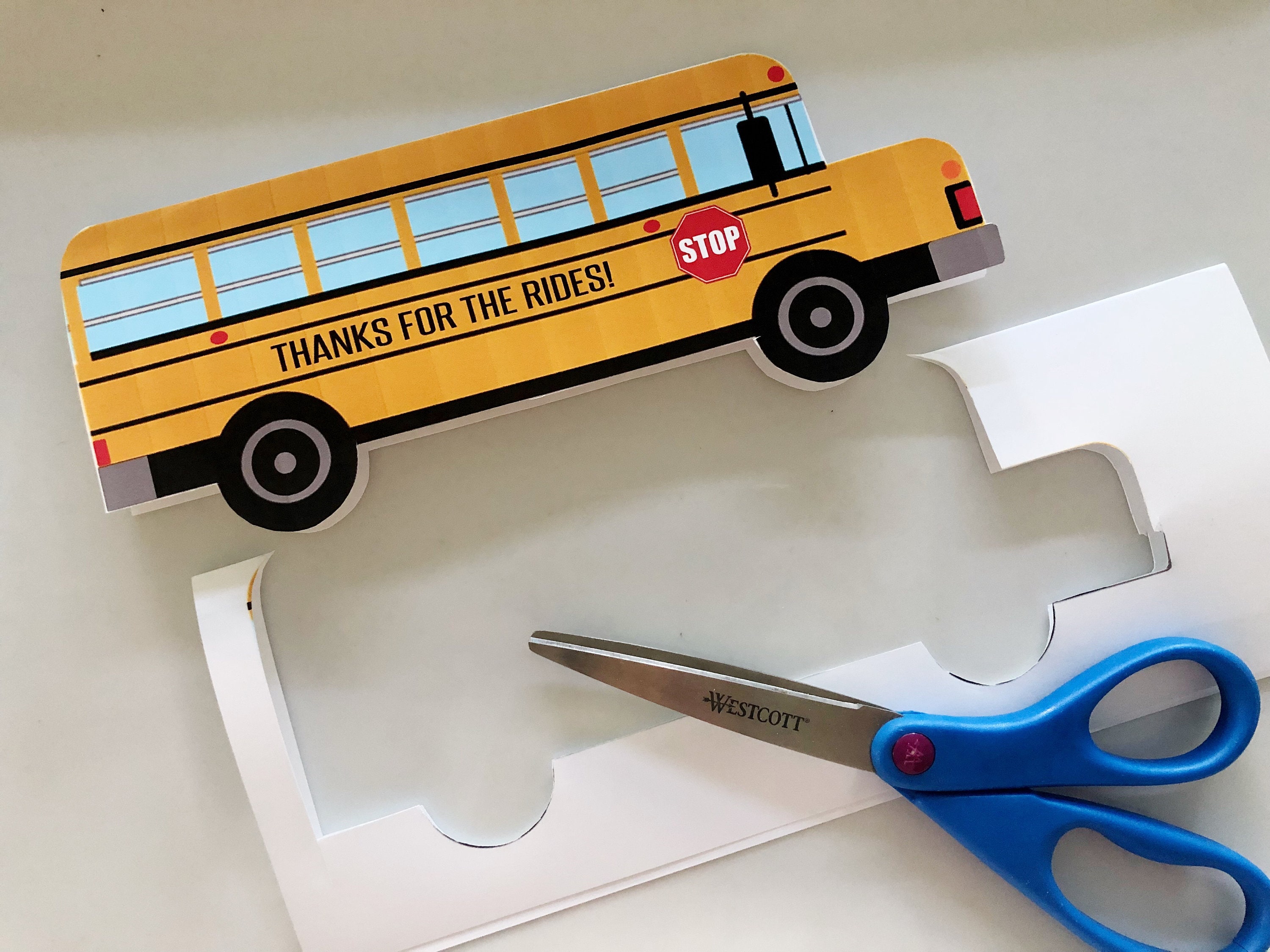 Bus Driver Thank You Card Printable - Etsy