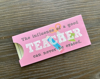 Teacher Thank You - Cash Money Envelope Printable