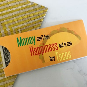 Taco Lover Cash Geld Umschlag Printable
