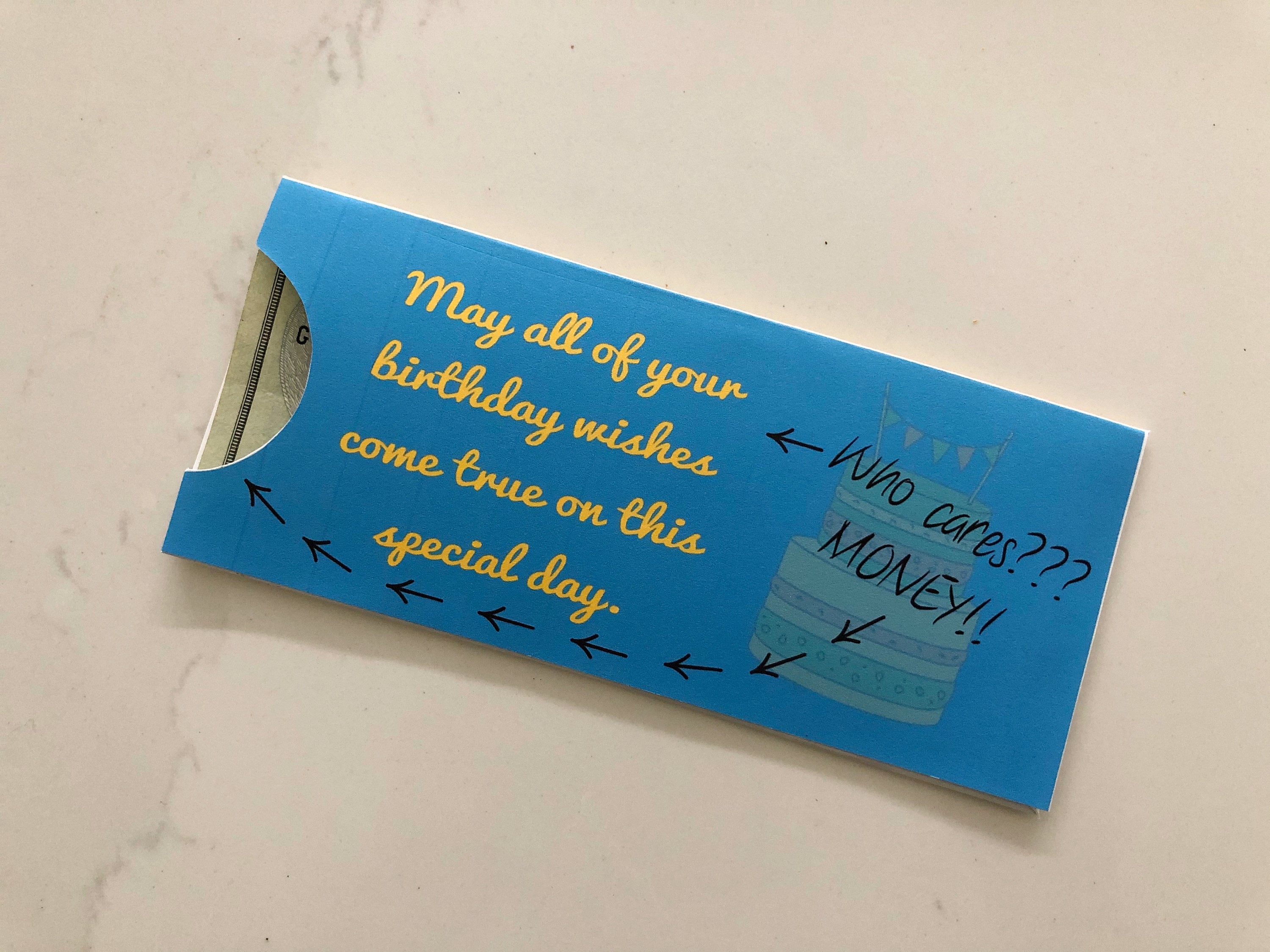 160 Pieces Happy Birthday Money Envelopes For Cash Gifts 7.1 X 3