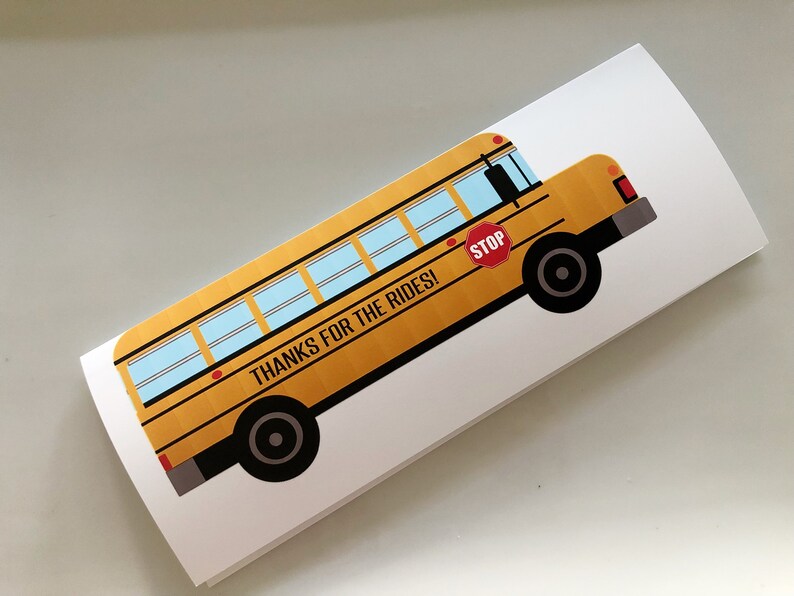 bus driver thank you printable cards bus driver thank you printable cards