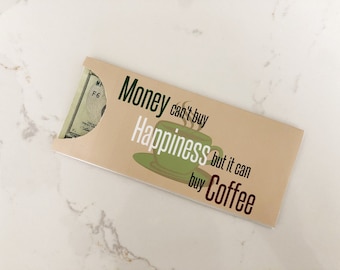 Coffee Lover Cash Money Envelope Printable
