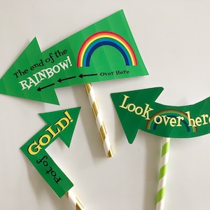 Leprechaun Trap Printables - Signs, Arrows, Clovers