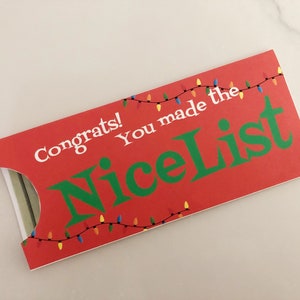Gefeliciteerd! Je hebt de mooie lijst gemaakt - afdrukbare geldenvelop