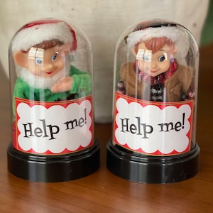 Funny Elf Accessory – Elf Carrying Container and Signs, Elf Props, Elf Accessories