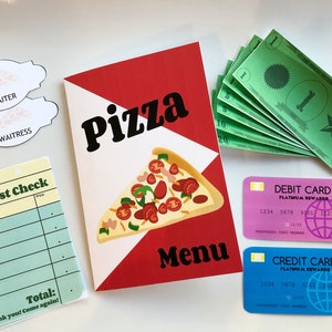 Play Restaurant Printables - Pizza Shop