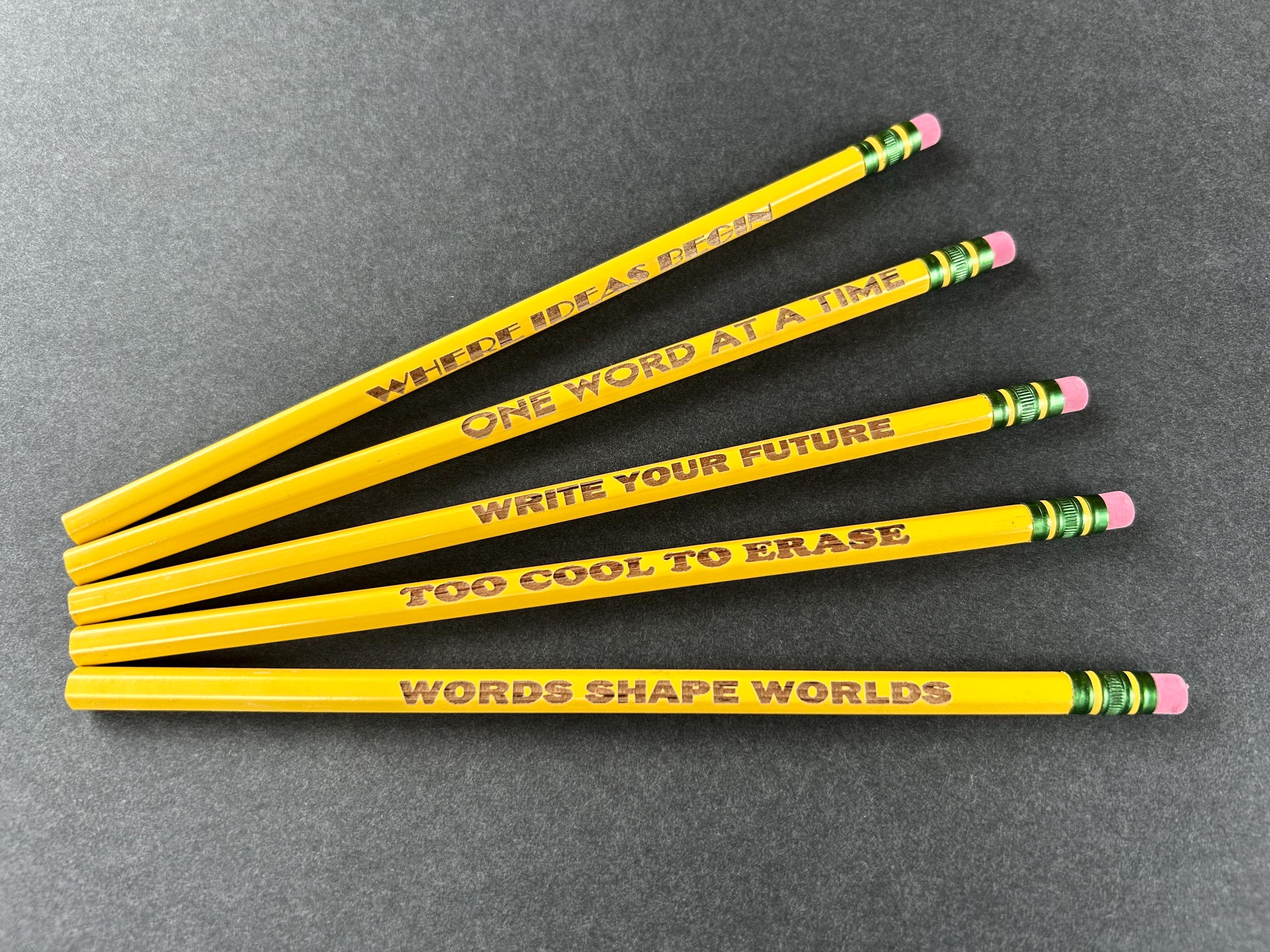 Personalized Laser Engraved Pencils #2 Pencil Ticonderoga Back to ...