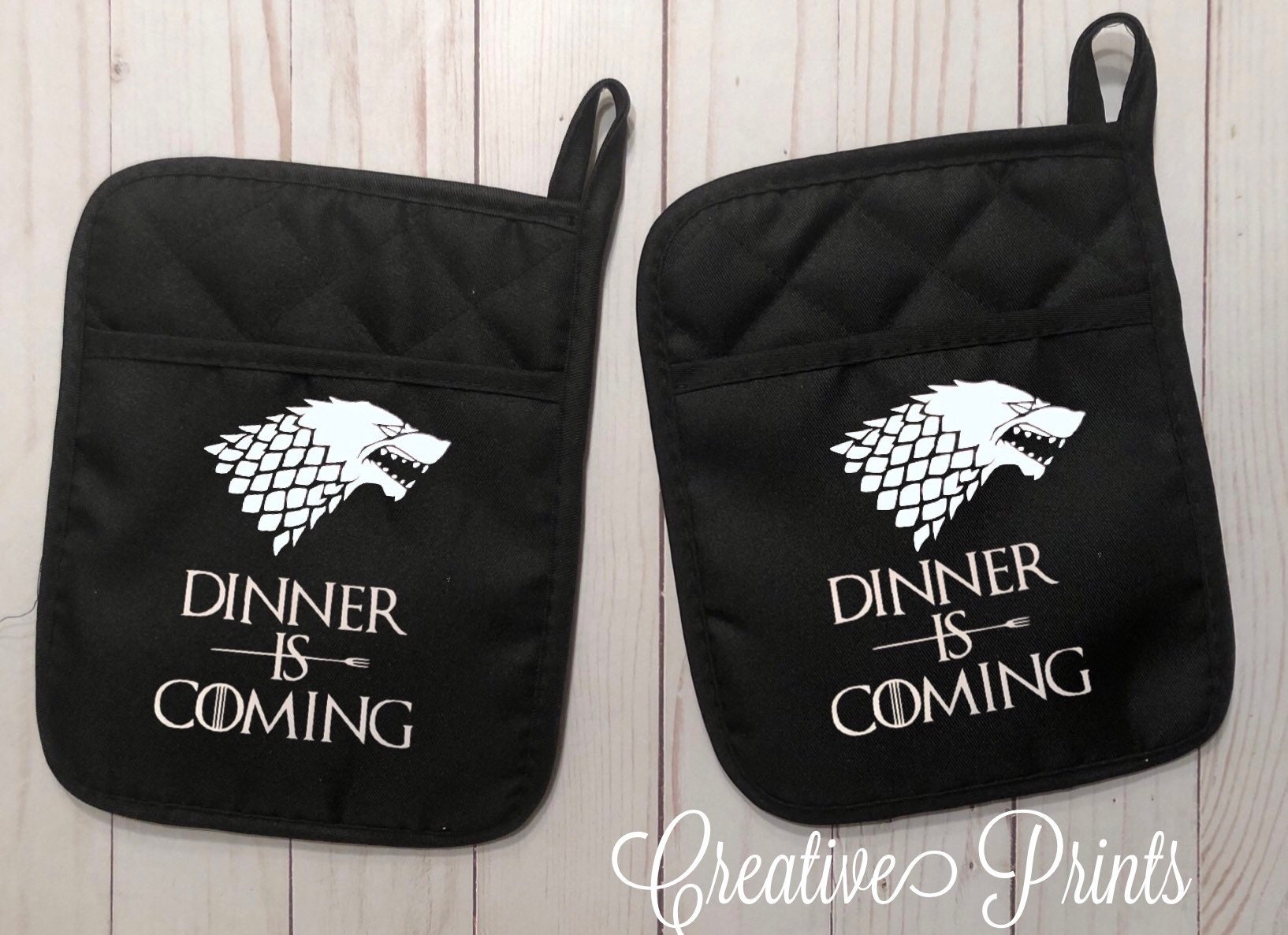 GOT Game of Thrones Dinner is Coming Pot Holder Accessory Etsy