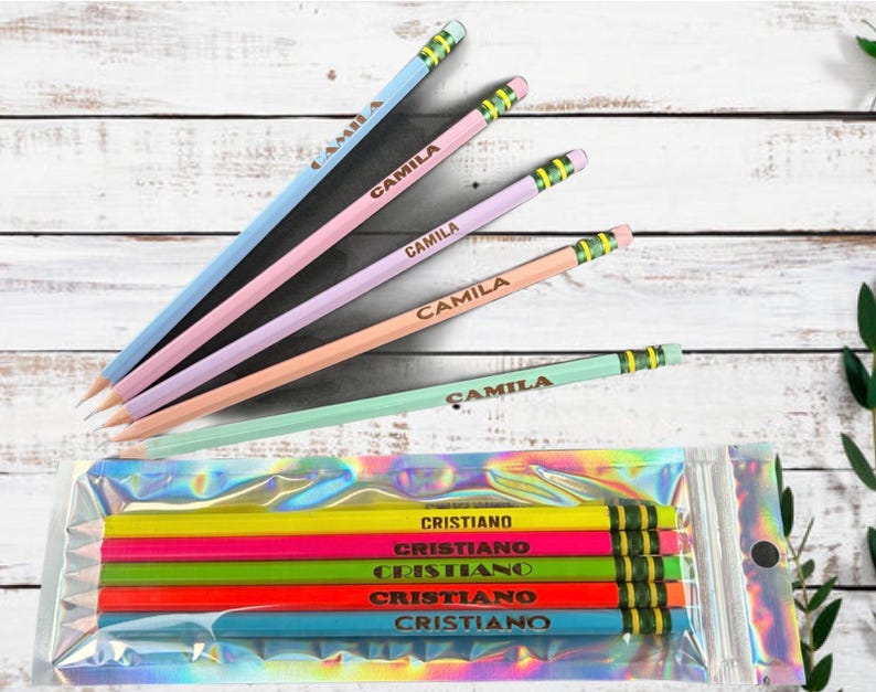 Personalized Laser Engraved Pencils #2 Pencil Ticonderoga Back to ...