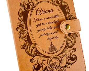 Sweet 16 gift personalized laser engraved journal sweet 16 quinceanera gift regalos turning 16 15 personalized gift for her friend sister