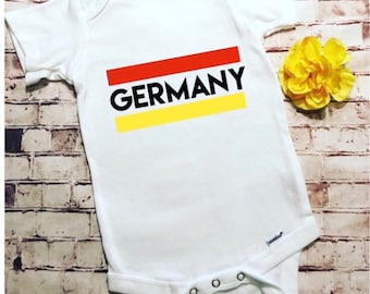 Germany world cup soccer baby onesie top mundial