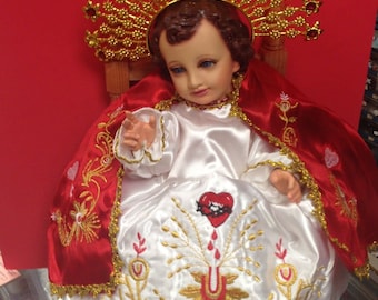 Ropa Niño Dios Vestido Nino Dios Sagrado Corazon - Etsy Ropa Niño Dios Vestido Nino Dios Sagrado Corazon - Etsy
