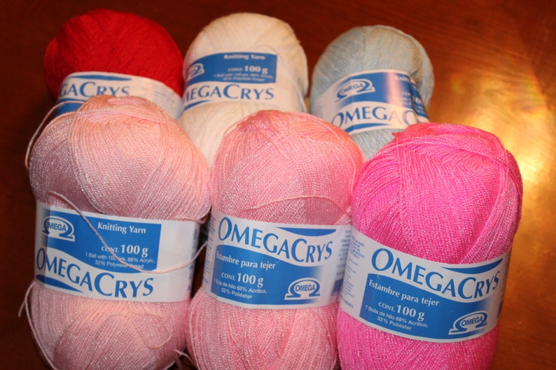 Hilo Omega Crystal Omegacrys 100gr. Crystal Thread Various Etsy