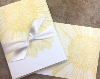 Embossed Bicycle Note Cards set of 8 A2 size 5.5 inches by 4.25 inches