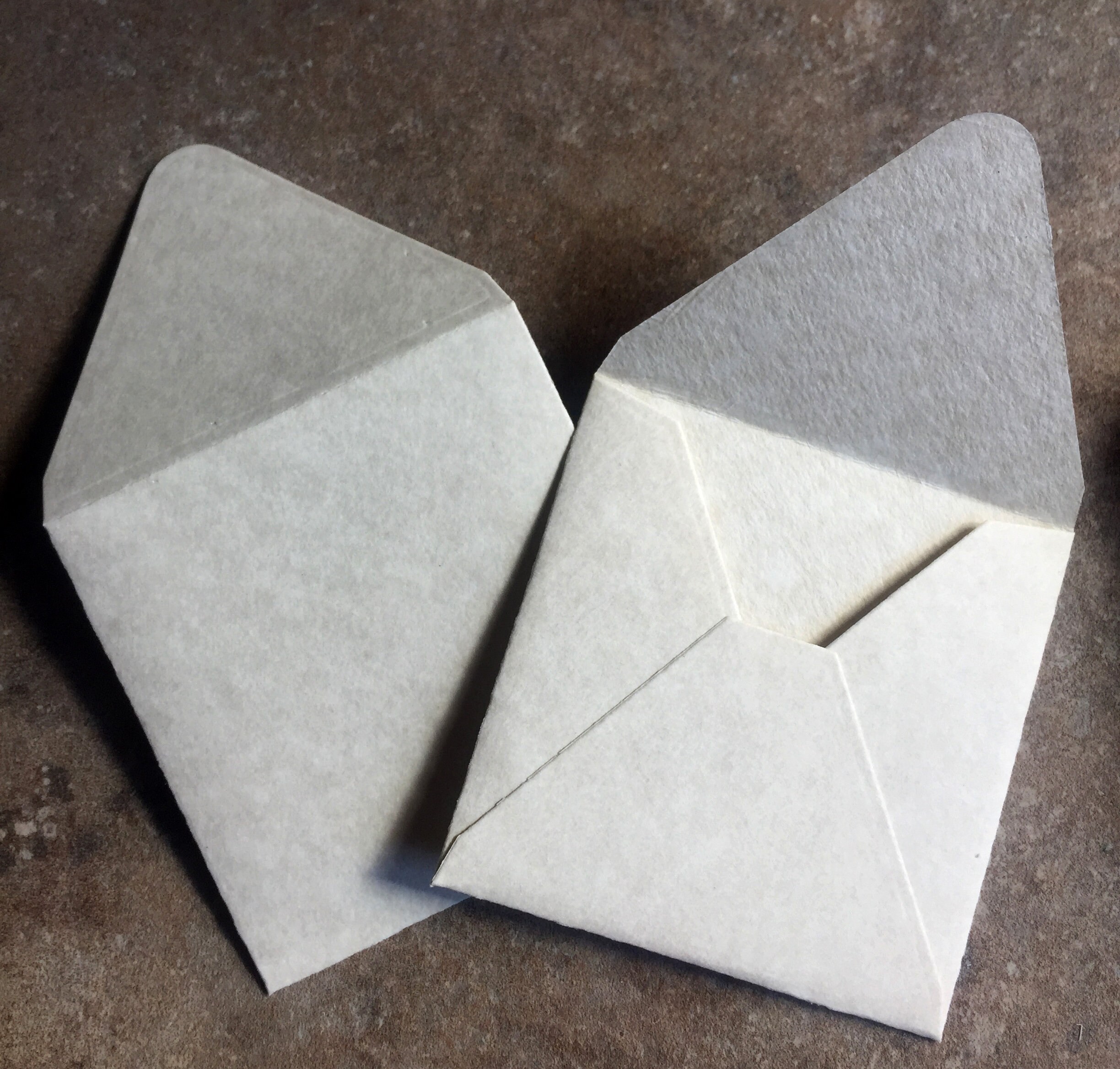 Mini Parchment Envelopes with Floral Printed Inserts 2.5 Etsy