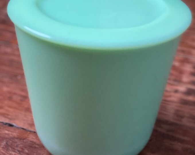 Mckee Jadeite Canister With Lid From the 1930s Etsy