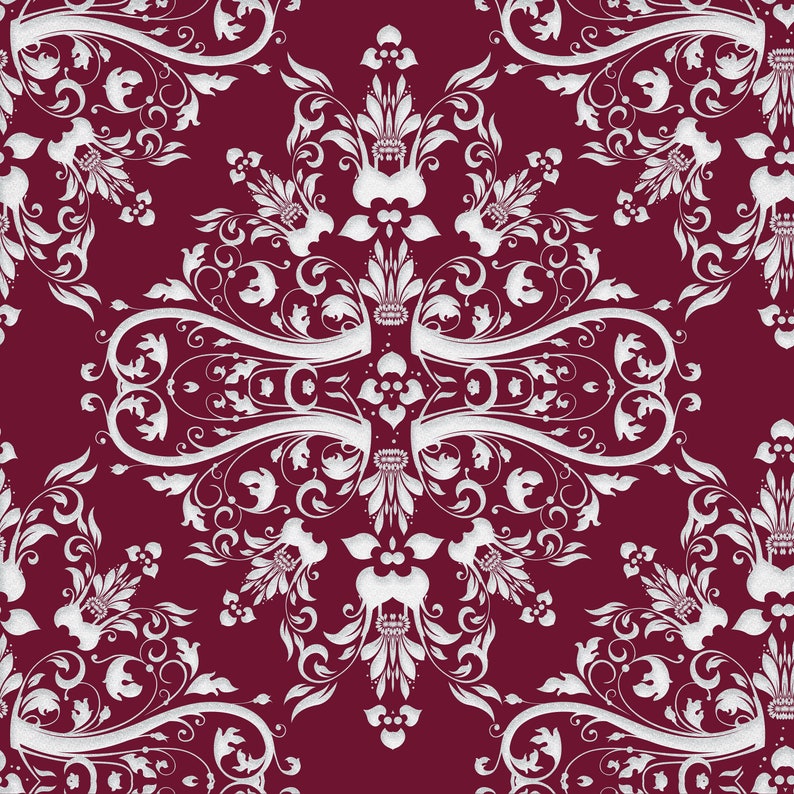 Maroon Scrapbook Paper Origami Paper Wrapping Paper Printable Etsy